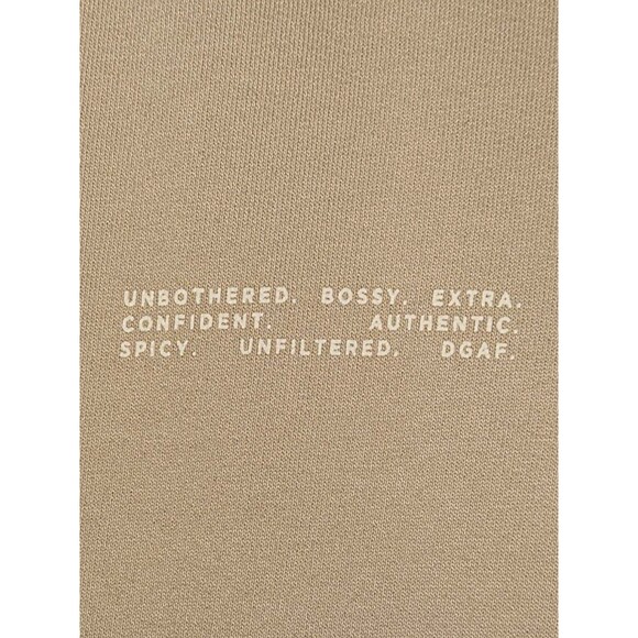 Tan + Lines by Sivan Ayla Women's Rosebowl Jogger Sweatpants in Beige Size XS - Picture 3 of 5